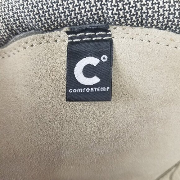 Due North beige suede insulated boot women's 10 low calf comfortemp rubber sole - Picture 6 of 9